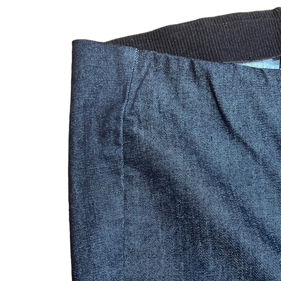 Rag & Bone High Wasted Trousers Pants Size 4 Dark Denim Indigo Made in USA - Picture 3 of 7